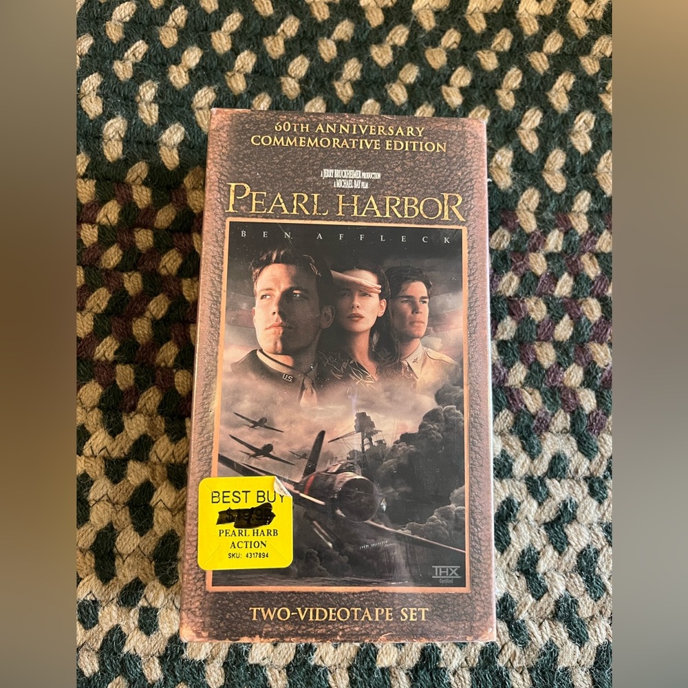 Brand New in plastic wrap Pearl Harbor two videotape VHS 60th Anniversary Set